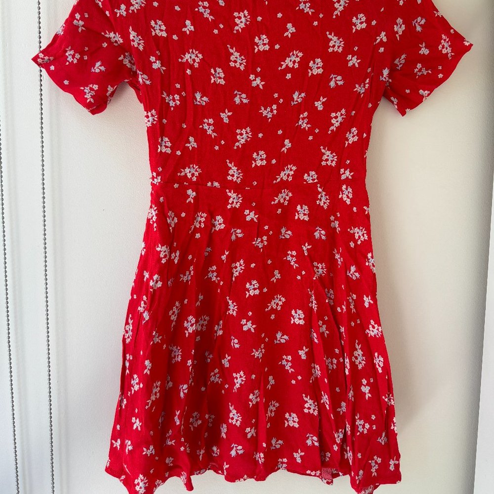 Forever 21 - Mini Dress, Red Floral - S